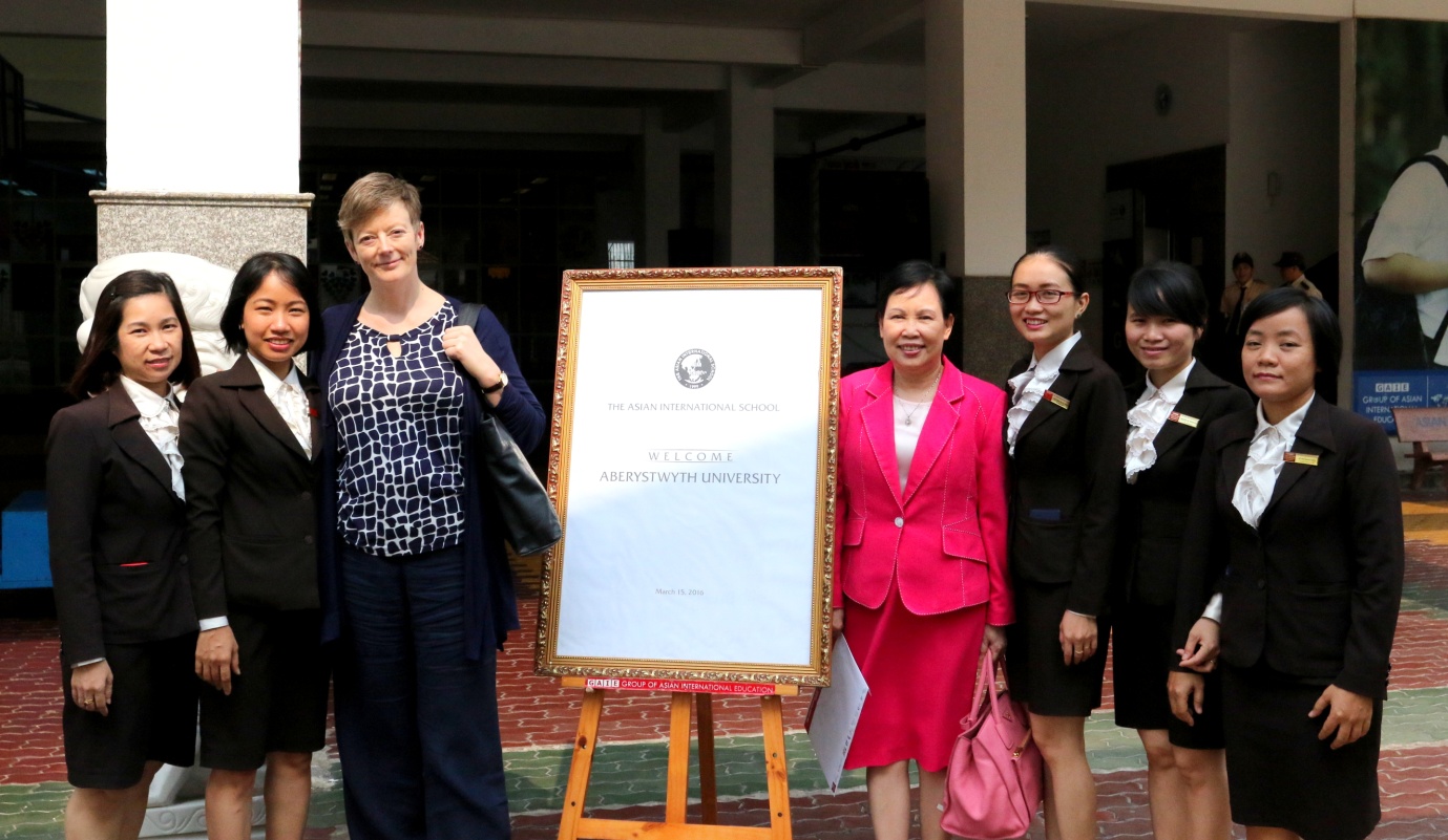 Trường Quốc tế Á Châu đón tiếp đại diện Đại học Aberystwyth sang thăm và làm việc tại Việt Nam