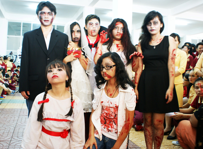 Muôn màu kiểu hóa trang Halloween của học sinh, sinh viên Tập đoàn Giáo dục Quốc Tế Á Châu...