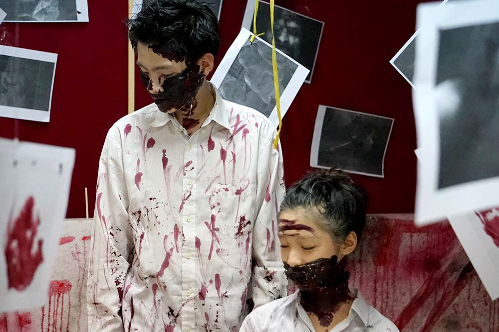 Halloween Asian School -“Nhà ma” rùng rợn thu hút học sinh